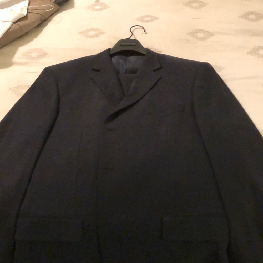 Men’s Suit - Coat and Pants - Dark Navy Blue